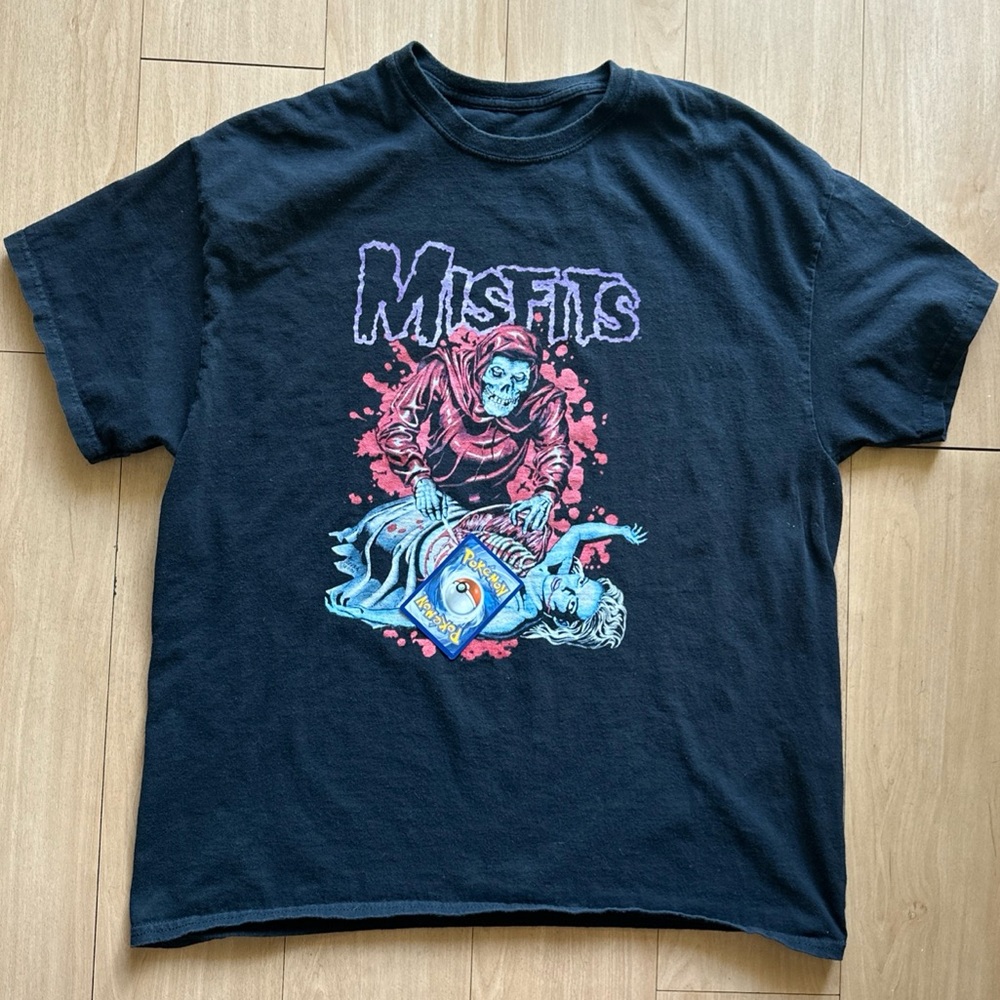 Misfits Shirt Black Size Large ***SEE NOTE***